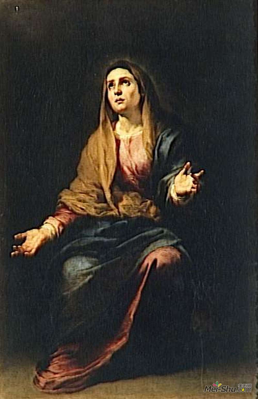 巴托洛梅·埃斯特万·穆立罗(Bartolome Esteban Murillo)高清作品《忧愁之母》