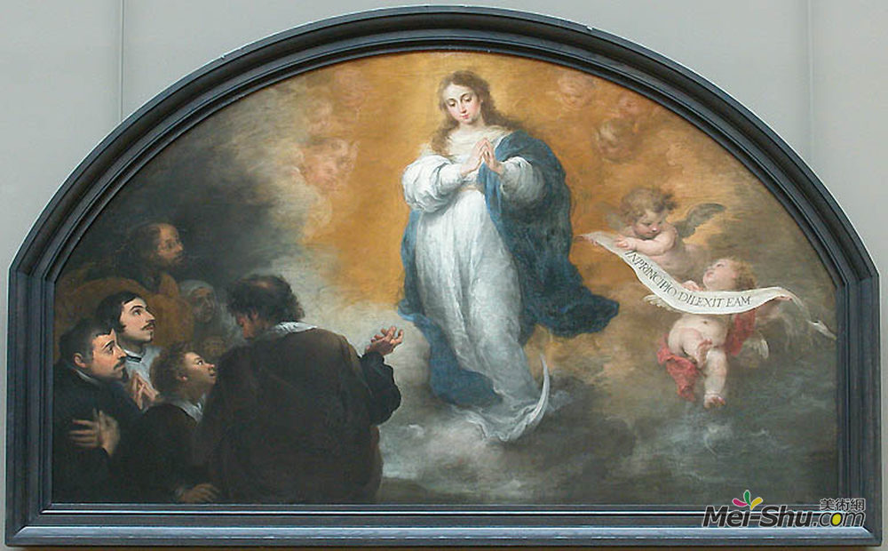 巴托洛梅·埃斯特万·穆立罗(Bartolome Esteban Murillo)高清作品《圣洁处女的幽灵到六个字符》