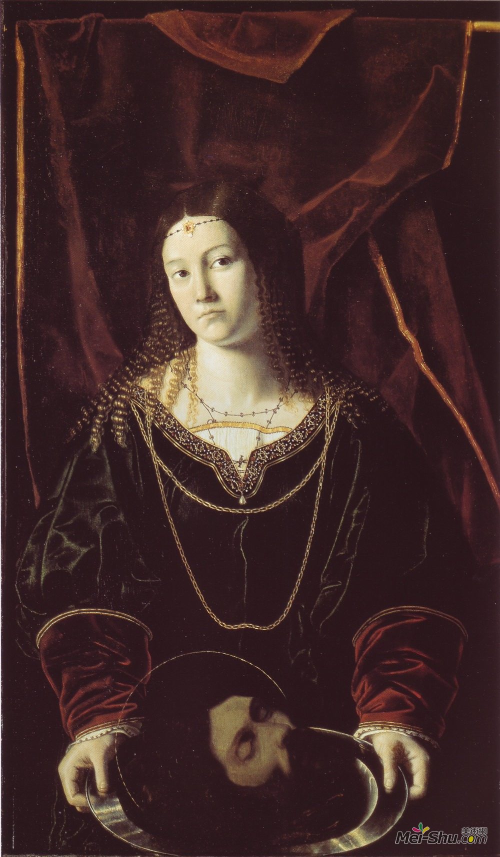 巴托罗密欧·维内托(Bartolomeo Veneto)高清作品《Salom&è Con La Tesa Del Battista》