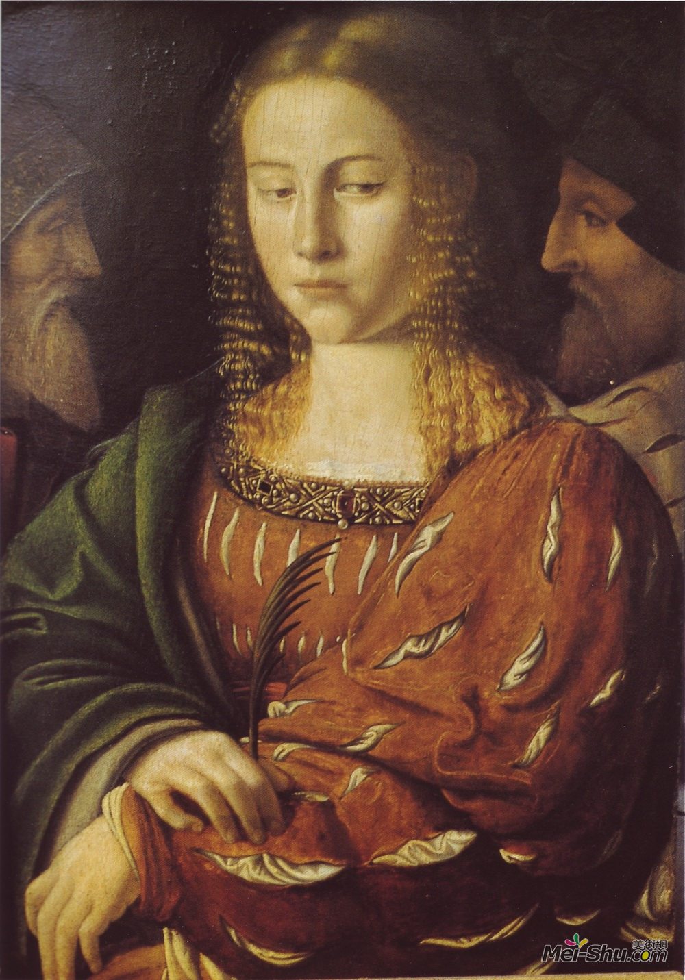 巴托罗密欧·维内托(Bartolomeo Veneto)高清作品《Santa Caterina D&?Alessandria》