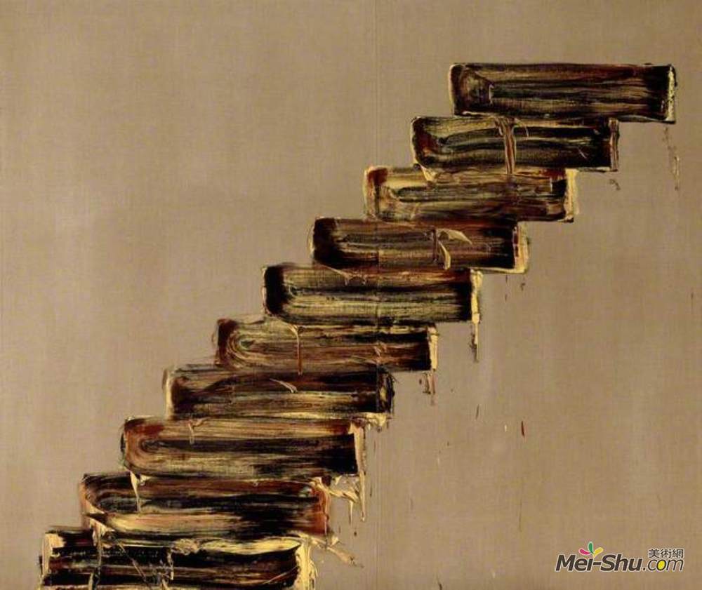 巴兹尔·比蒂(Basil Beattie)高清作品《从来没有》