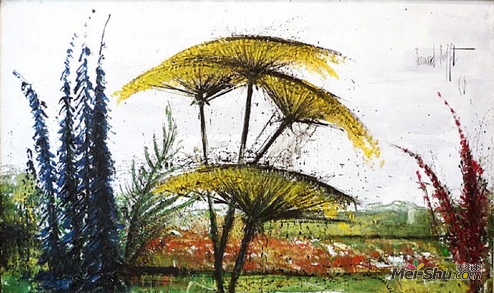 贝尔纳·布菲(Bernard Buffet)高清作品《工资津贴》