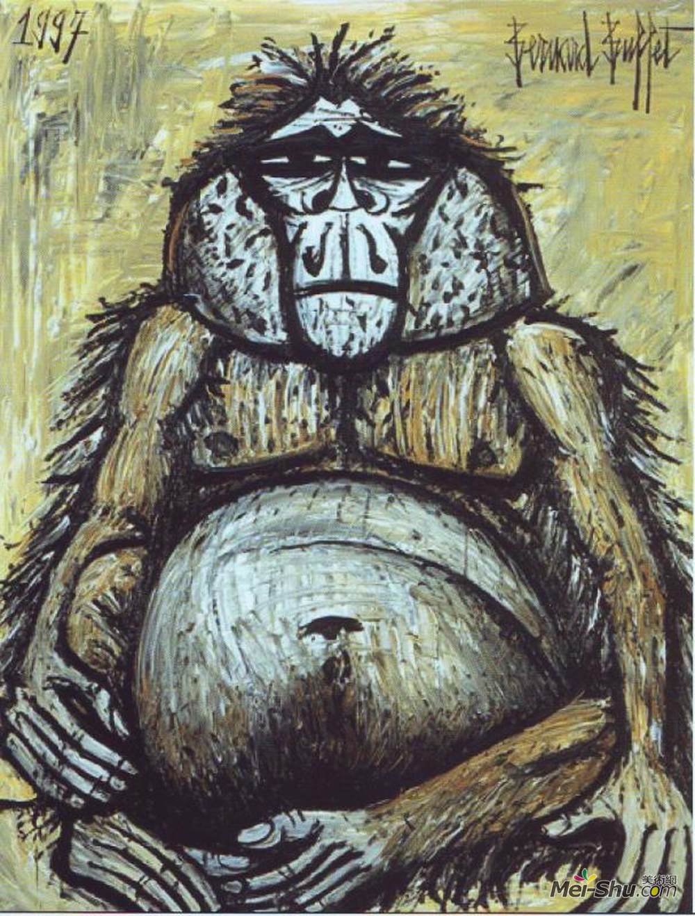 贝尔纳·布菲(Bernard Buffet)高清作品《奥朗》