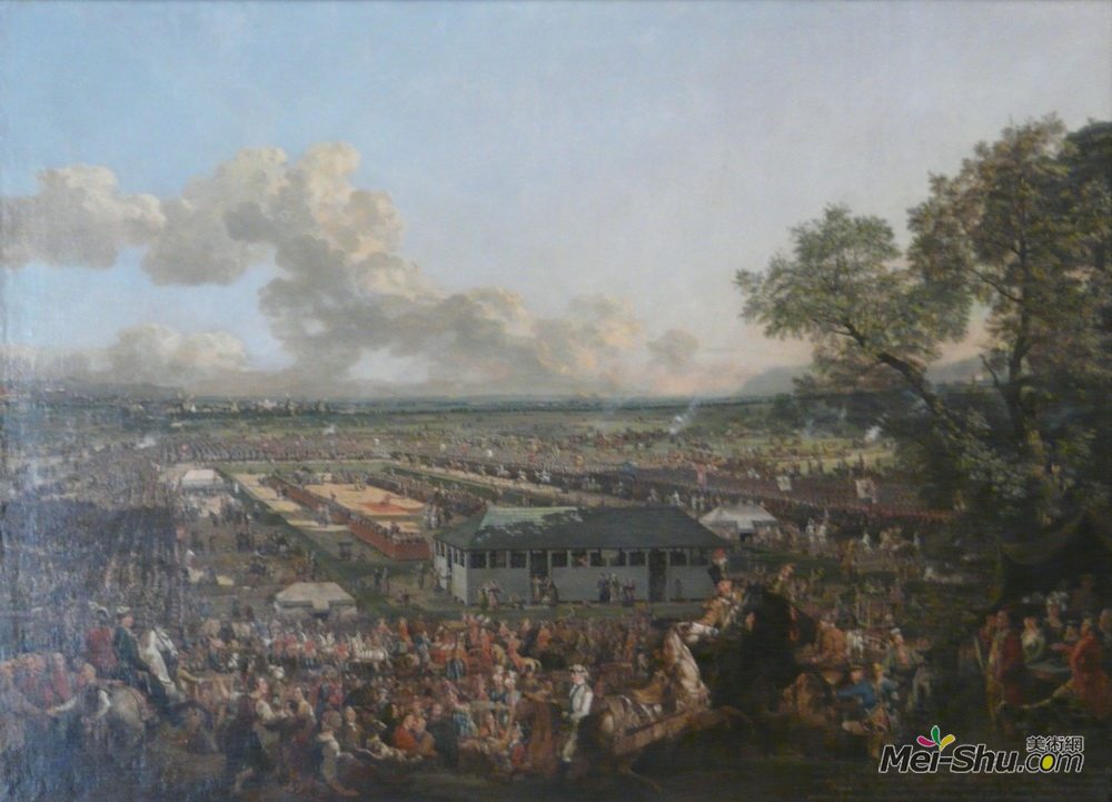 贝尔纳多·贝洛托(Bernardo Bellotto)高清作品《斯坦尼斯劳斯·奥古斯都国王的选举》