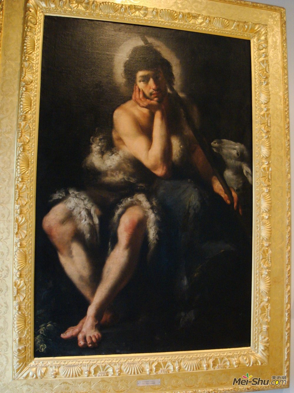 别·斯特劳兹(Bernardo Strozzi)高清作品《施洗者圣约翰》