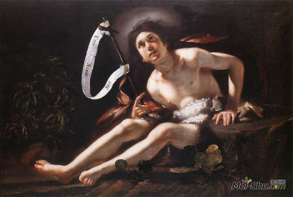 别·斯特劳兹(Bernardo Strozzi)高清作品《施洗者圣约翰》