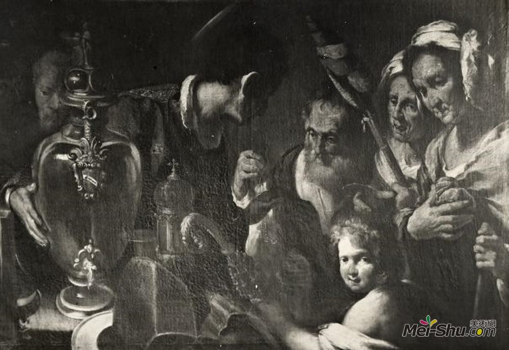 别·斯特劳兹(Bernardo Strozzi)高清作品《圣劳伦斯慈善机构》