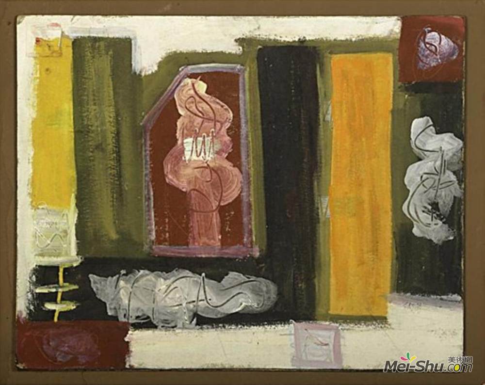 贝蒂·帕森斯(Betty Parsons)高清作品《无标题（抽象）》