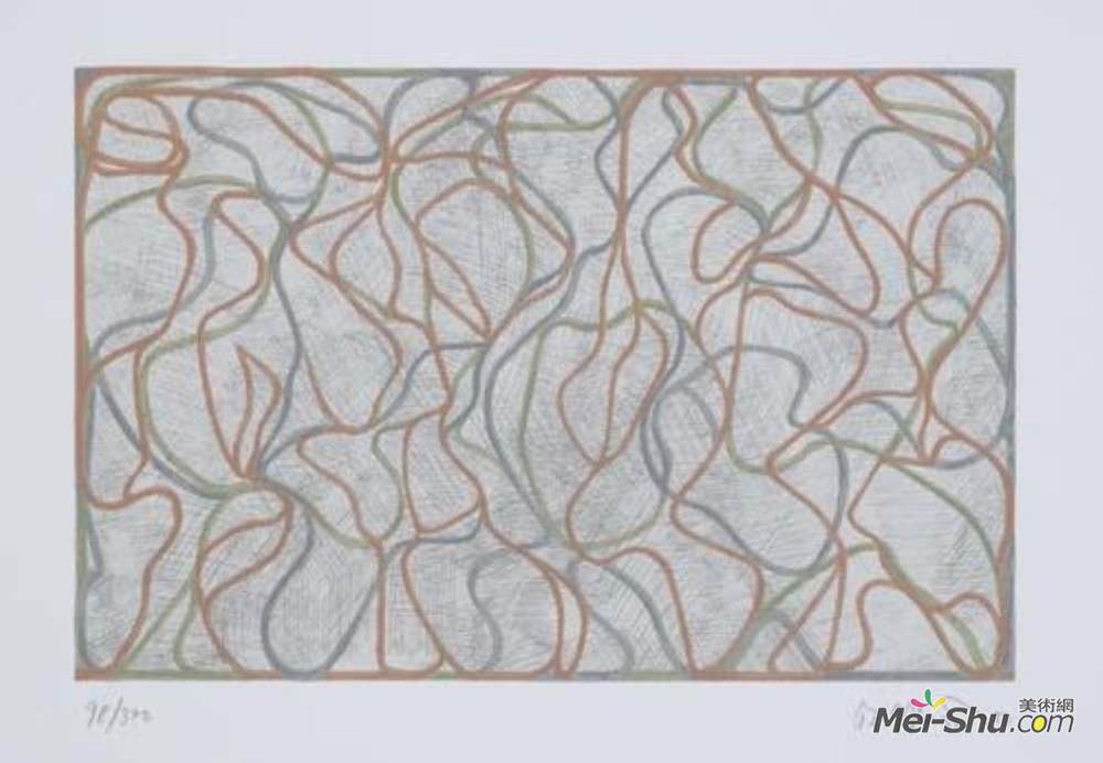 布赖斯·马登(Brice Marden)高清作品《遥远的缪斯》