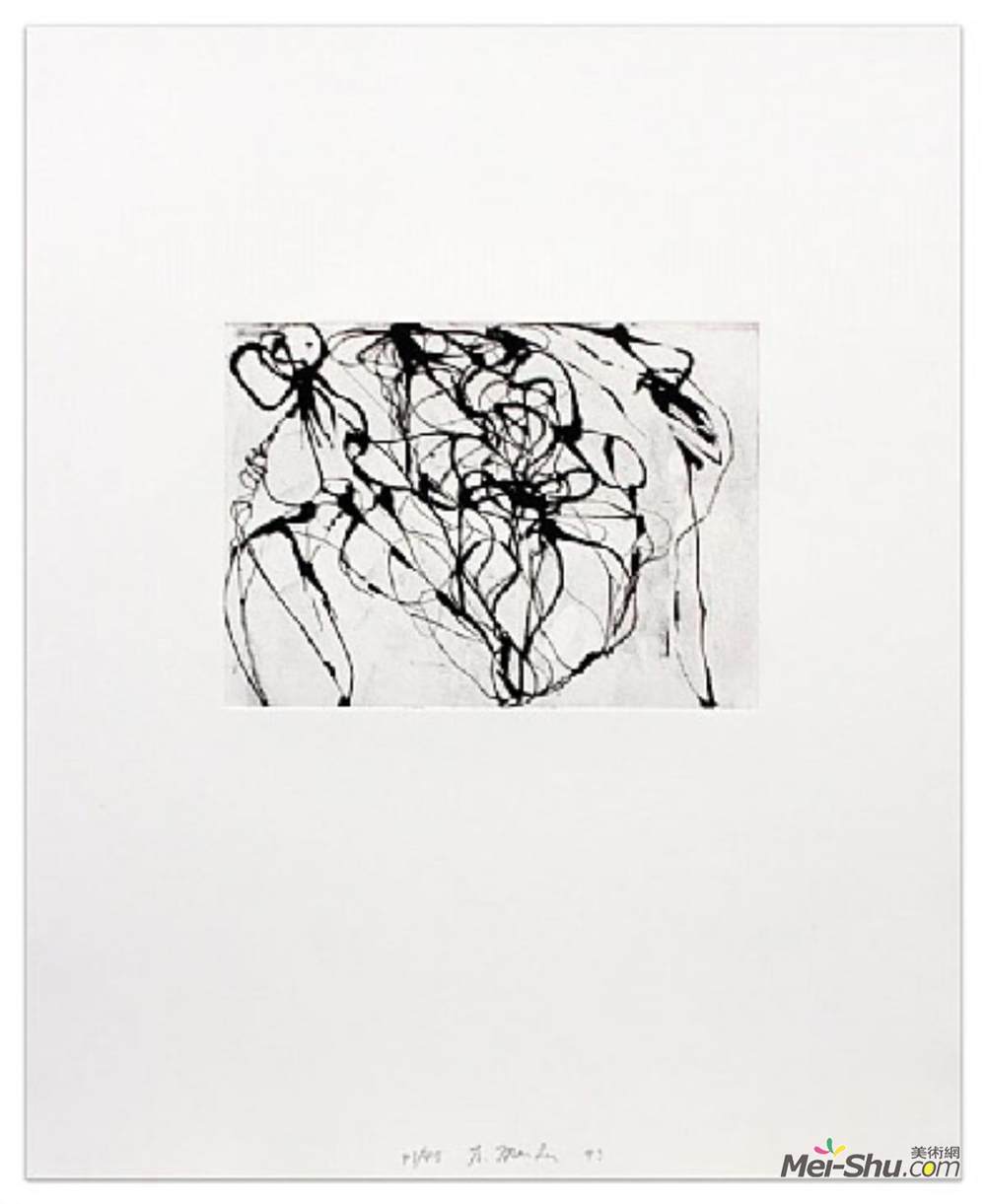 布赖斯·马登(Brice Marden)高清作品《波提切利在3》