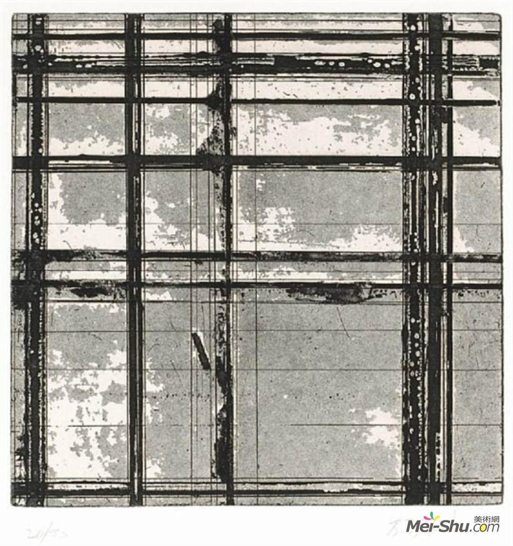 布赖斯·马登(Brice Marden)高清作品《无标题（由瓦片）》