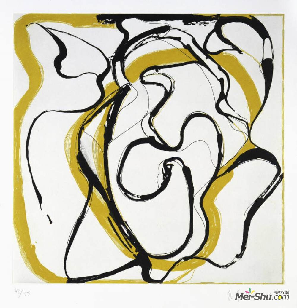 布赖斯·马登(Brice Marden)高清作品《无题》