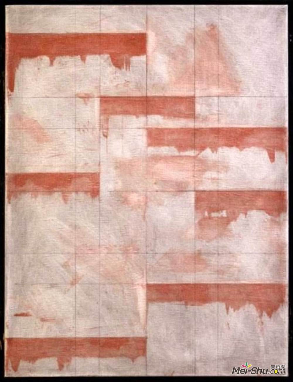 布赖斯·马登(Brice Marden)高清作品《红窗研究》