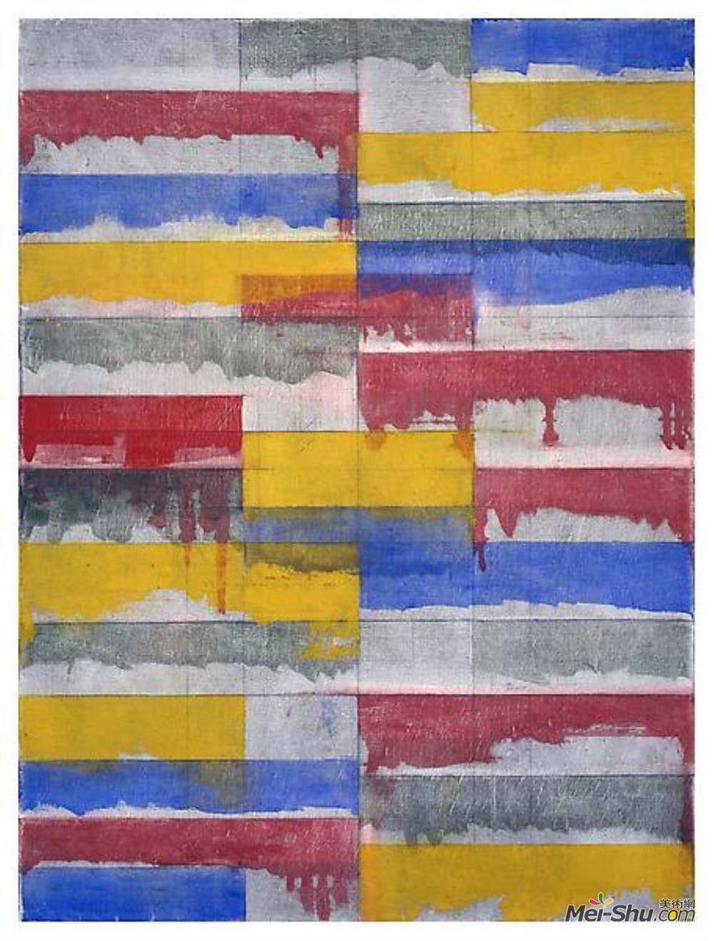 布赖斯·马登(Brice Marden)高清作品《窗口研究（3）》