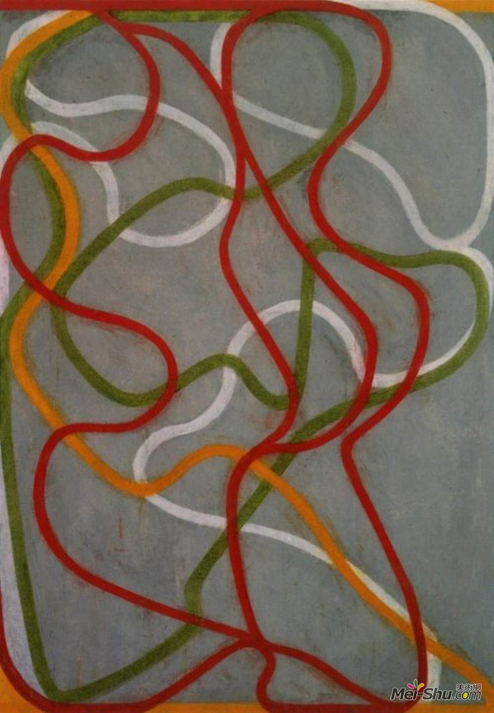 布赖斯·马登(Brice Marden)高清作品《出席者》