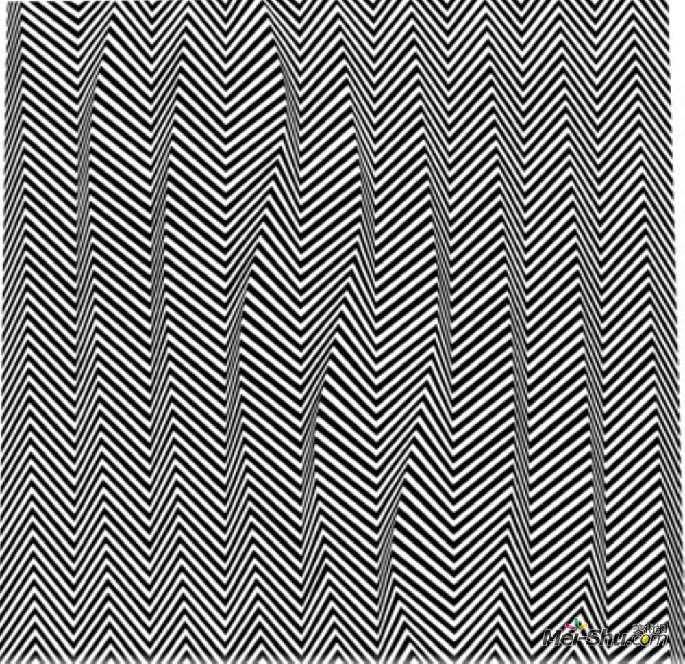 布里奇特·赖利(Bridget Riley)高清作品《下降的》
