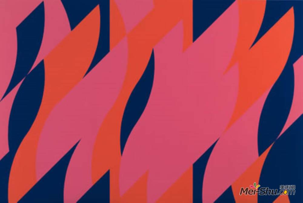 布里奇特·赖利(Bridget Riley)高清作品《红1红》