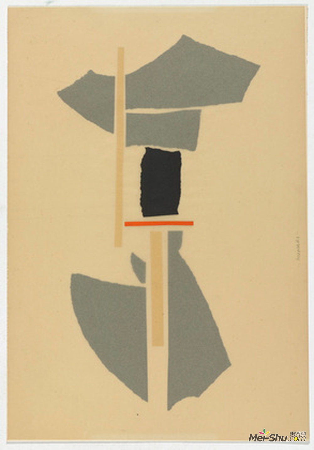 布鲁诺·莫那(Bruno Munari)高清作品《无标题（平面构图）》