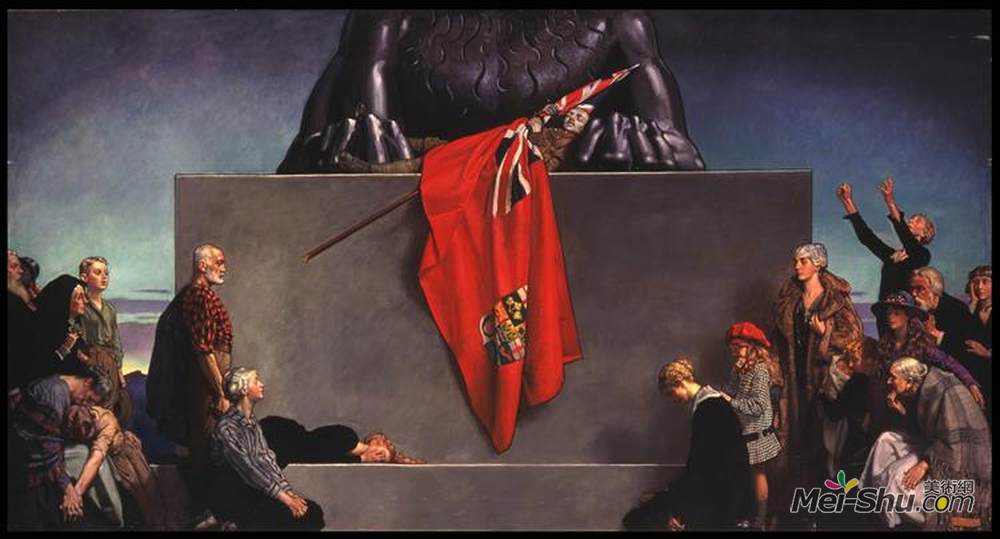 拜厄姆·肖(Byam Shaw)高清作品《旗》