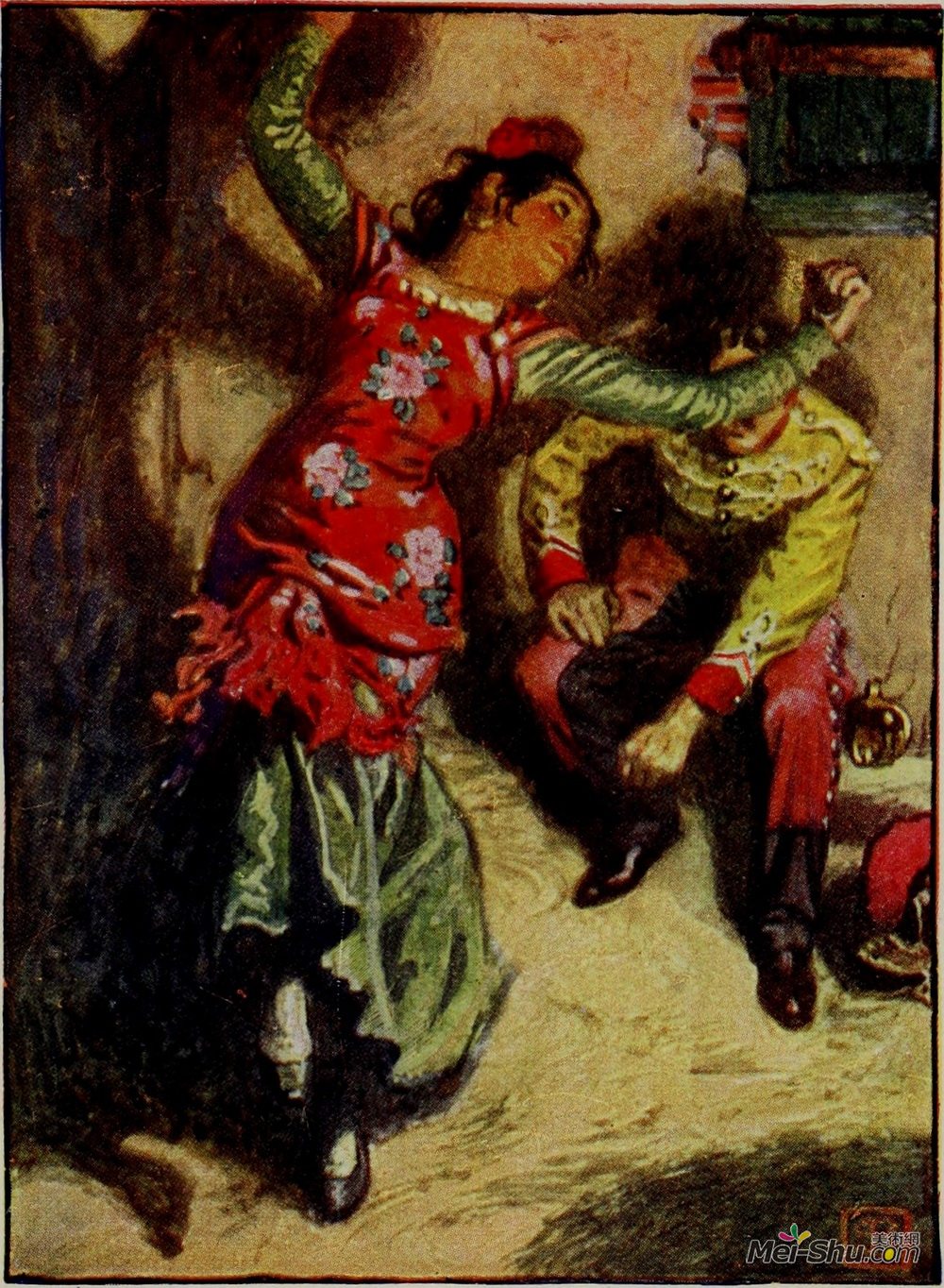 拜厄姆·肖(Byam Shaw)高清作品《卡门：“我愿意为你跳舞”》