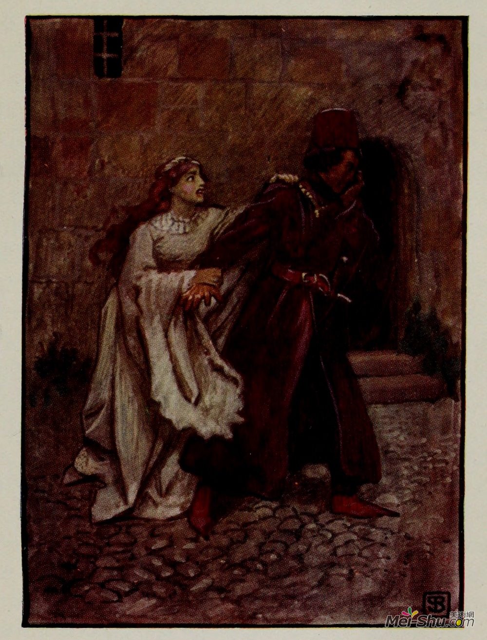 拜厄姆·肖(Byam Shaw)高清作品《Il Trovatore - 'One Price There Is—one I Know...&》