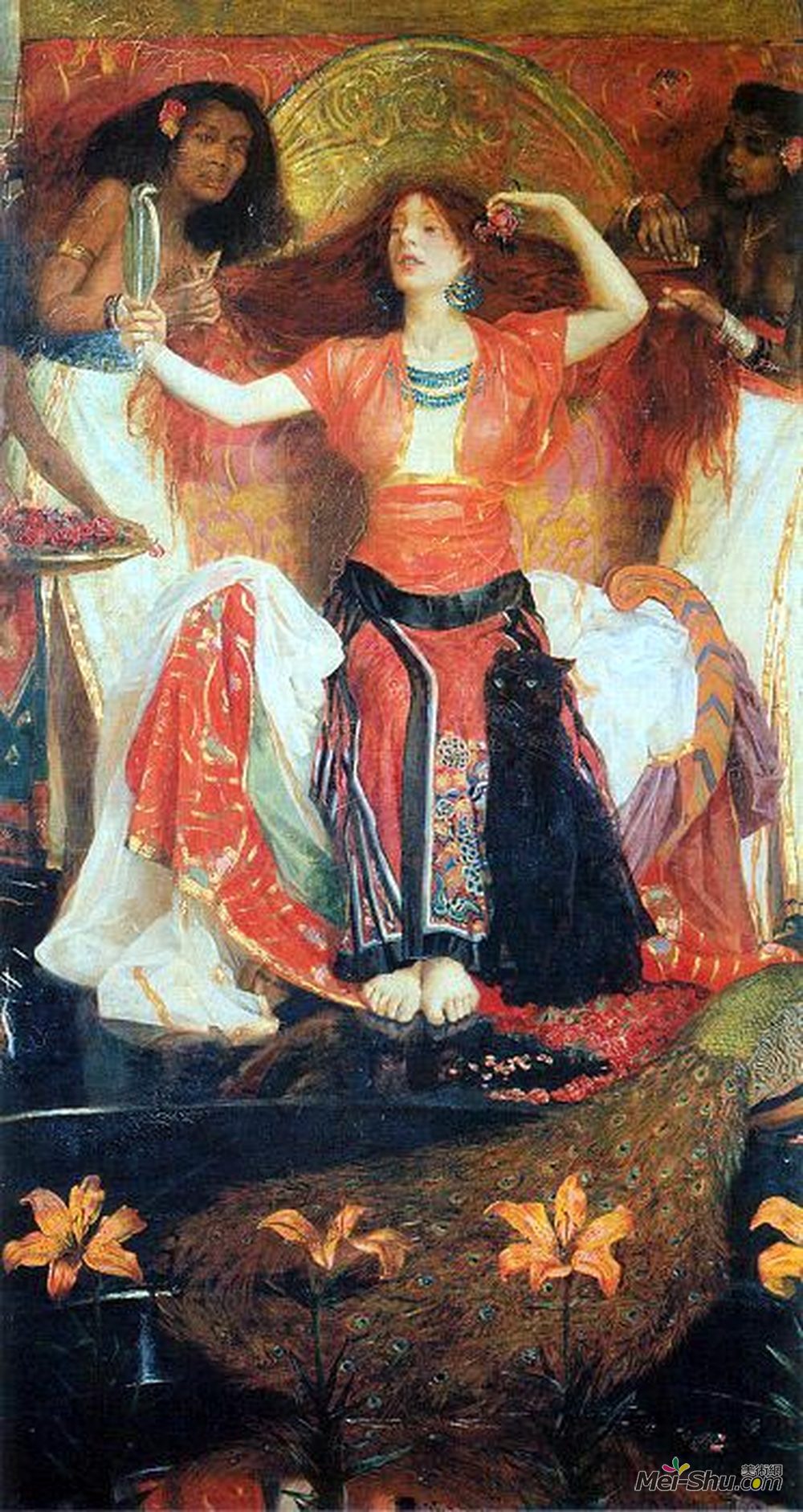 拜厄姆·肖(Byam Shaw)高清作品《耶泽贝尔》