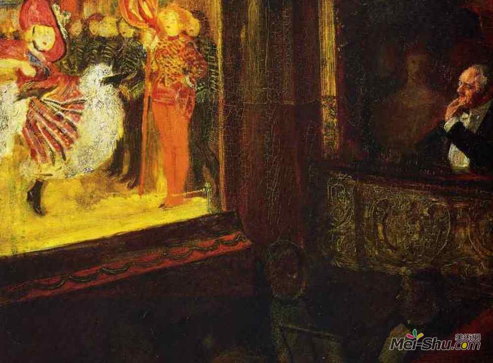 拜厄姆·肖(Byam Shaw)高清作品《在剧院》