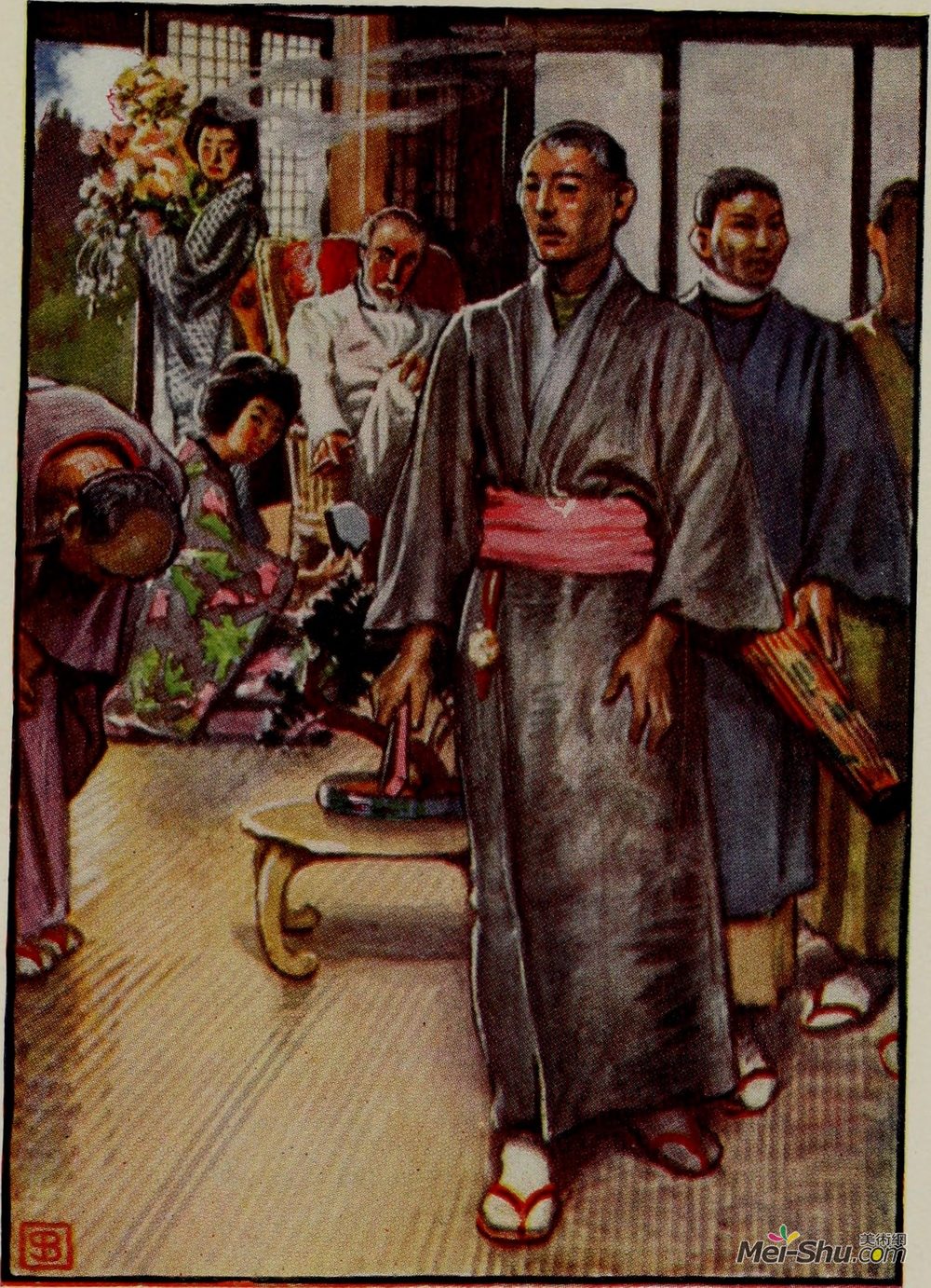 拜厄姆·肖(Byam Shaw)高清作品《蝴蝶夫人——“山中出口”》