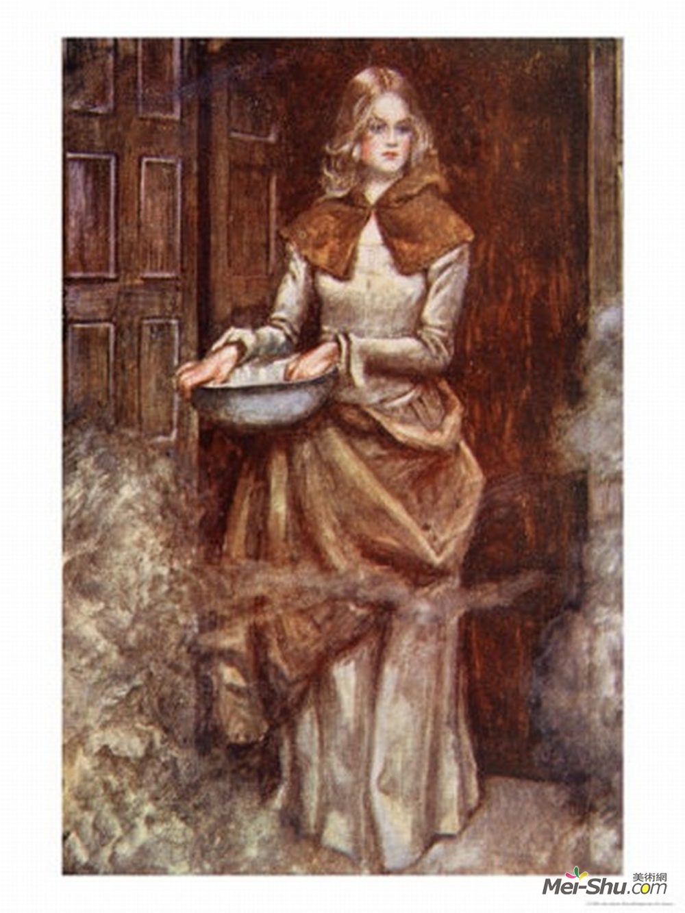 拜厄姆·肖(Byam Shaw)高清作品《把水拿出来洒在房间里》