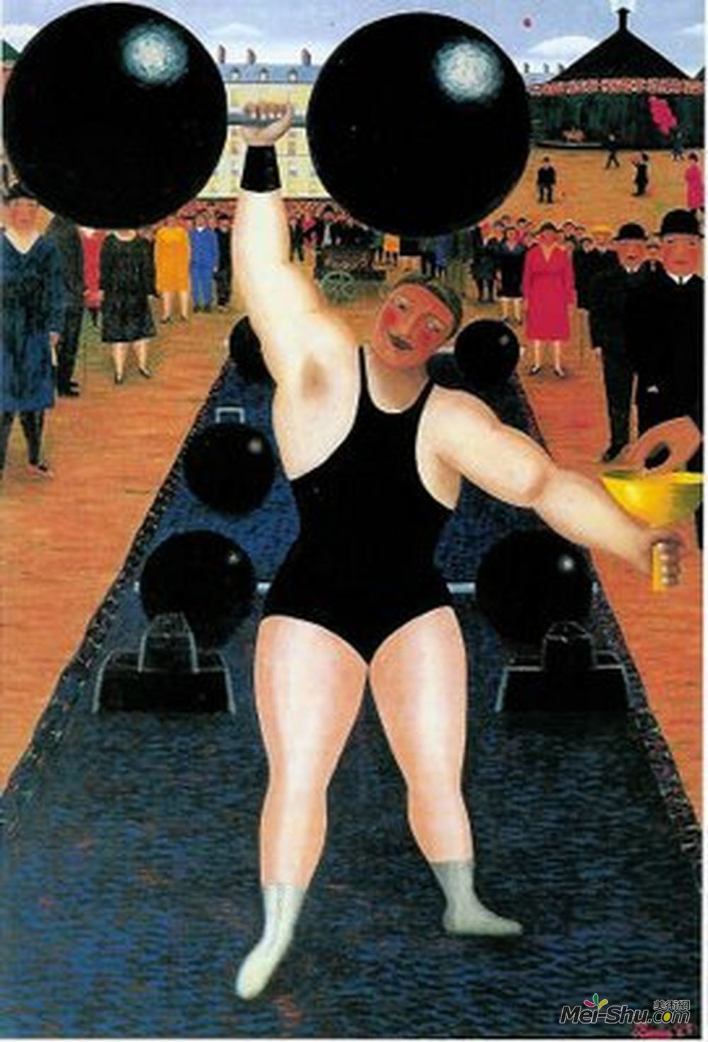 卡弥尔·邦波瓦(Camille Bombois)高清作品《体育健将乐团》