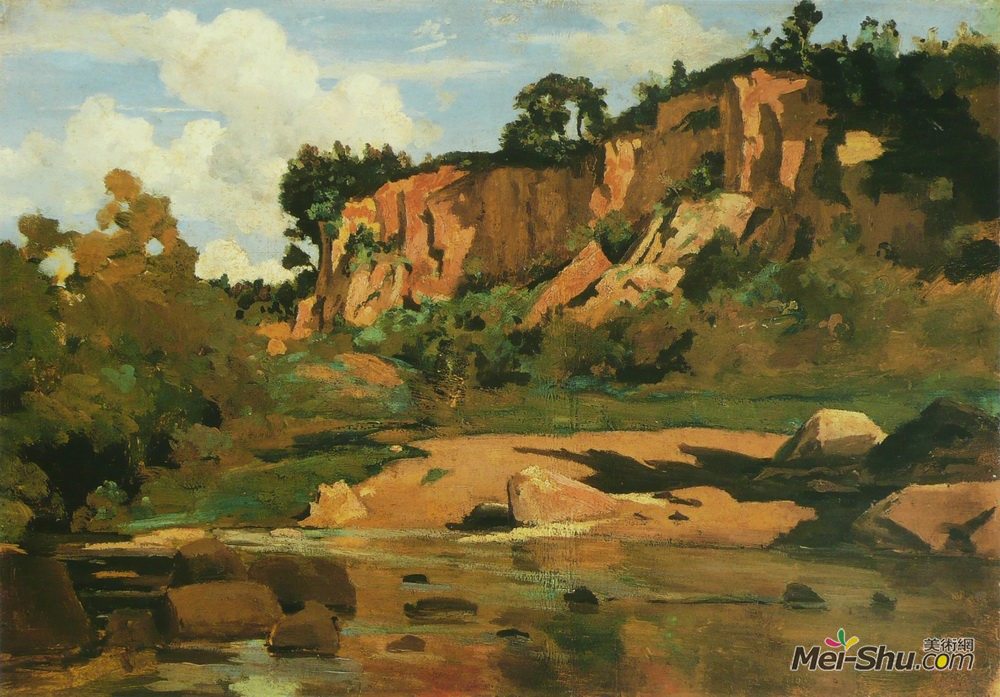 卡米耶·柯罗(Camille Corot)高清作品《奇维塔卡斯提亚》