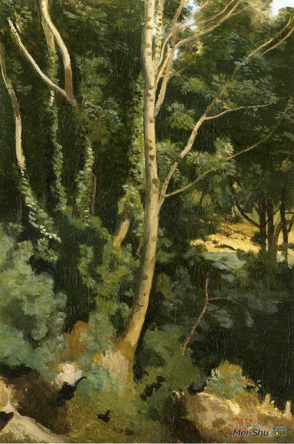 卡米耶·柯罗(Camille Corot)高清作品《景观》