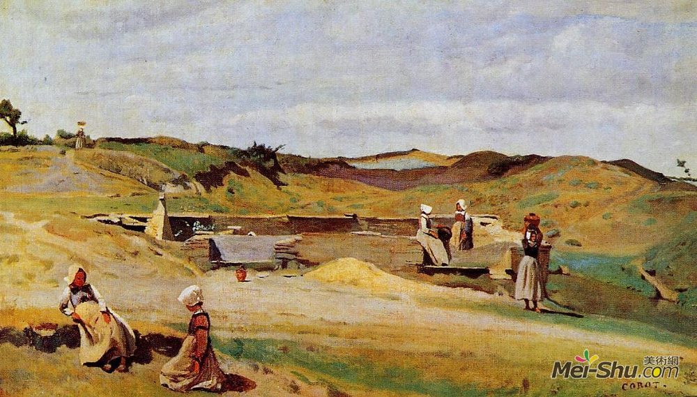 卡米耶·柯罗(Camille Corot)高清作品《（北墙尺寸）》