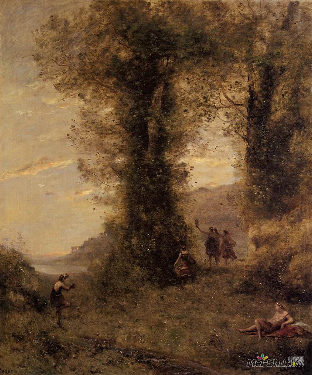 卡米耶·柯罗(Camille Corot)高清作品《田园诗》