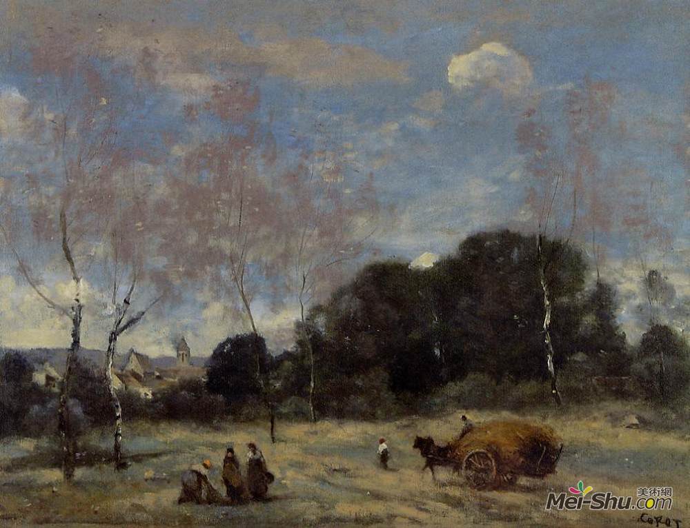 卡米耶·柯罗(Camille Corot)高清作品《海耶斯回归马库锡》