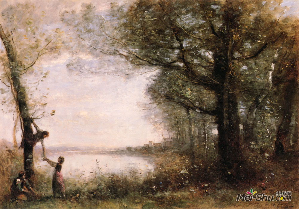 卡米耶·柯罗(Camille Corot)高清作品《小巢鹞》