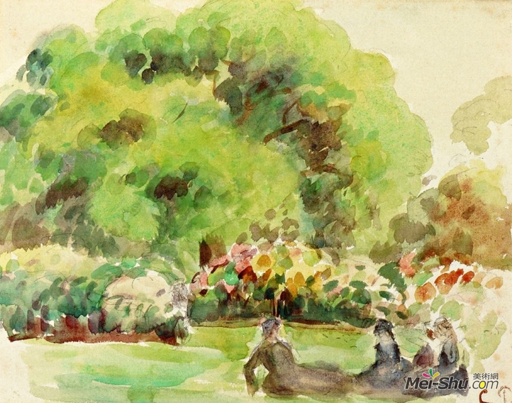 卡米耶·毕沙罗(Camille Pissarro)高清作品《卡格尼斯景观》
