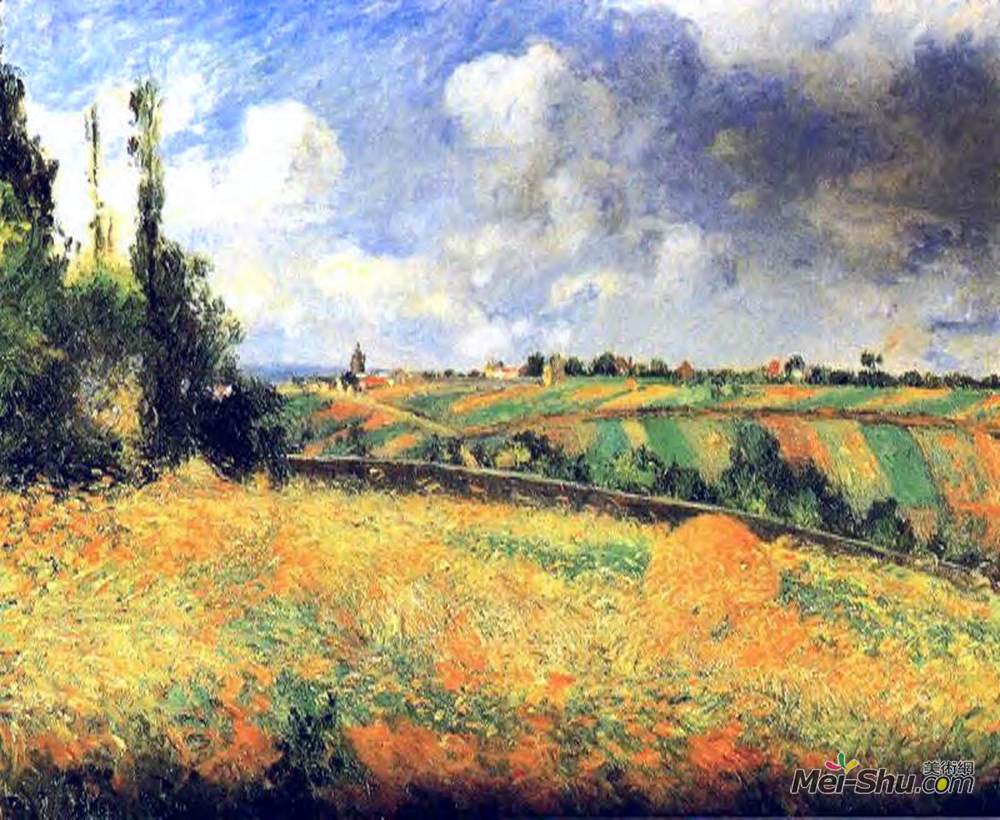 卡米耶·毕沙罗(Camille Pissarro)高清作品《领域》