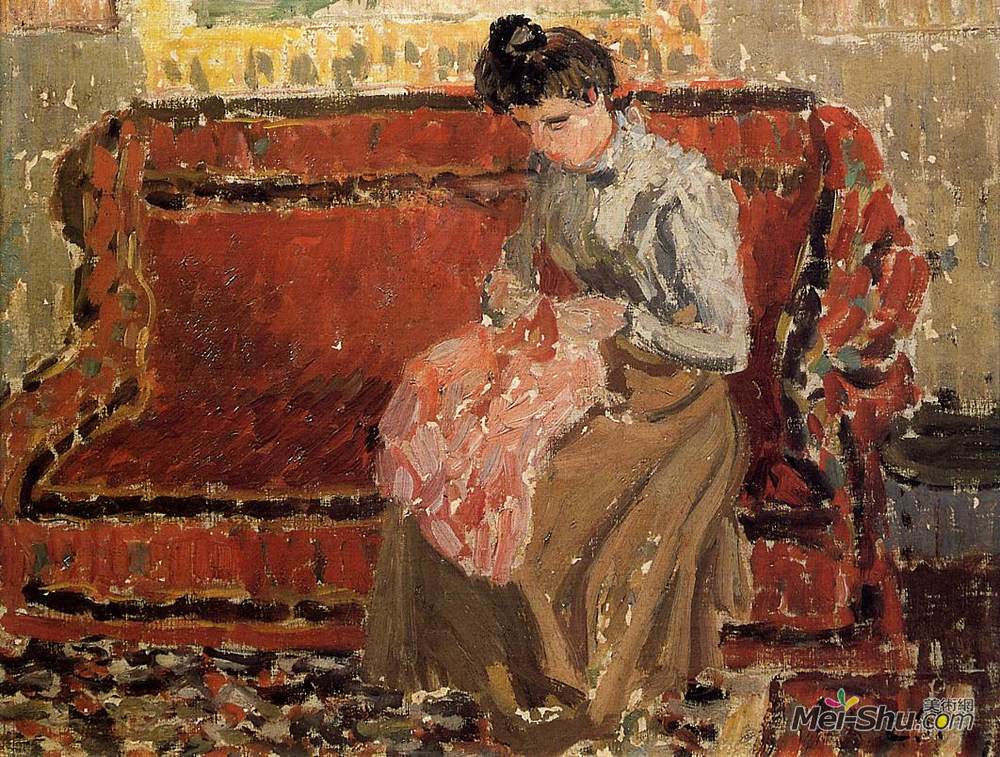 卡米耶·毕沙罗(Camille Pissarro)高清作品《珍妮·库尚》