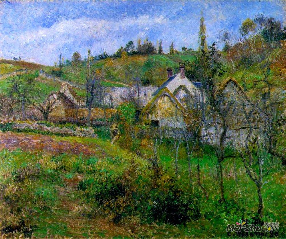 卡米耶·毕沙罗(Camille Pissarro)高清作品《Le Valhermeil, near Pontoise》