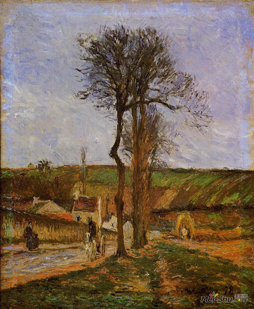 卡米耶·毕沙罗(Camille Pissarro)高清作品《近点》