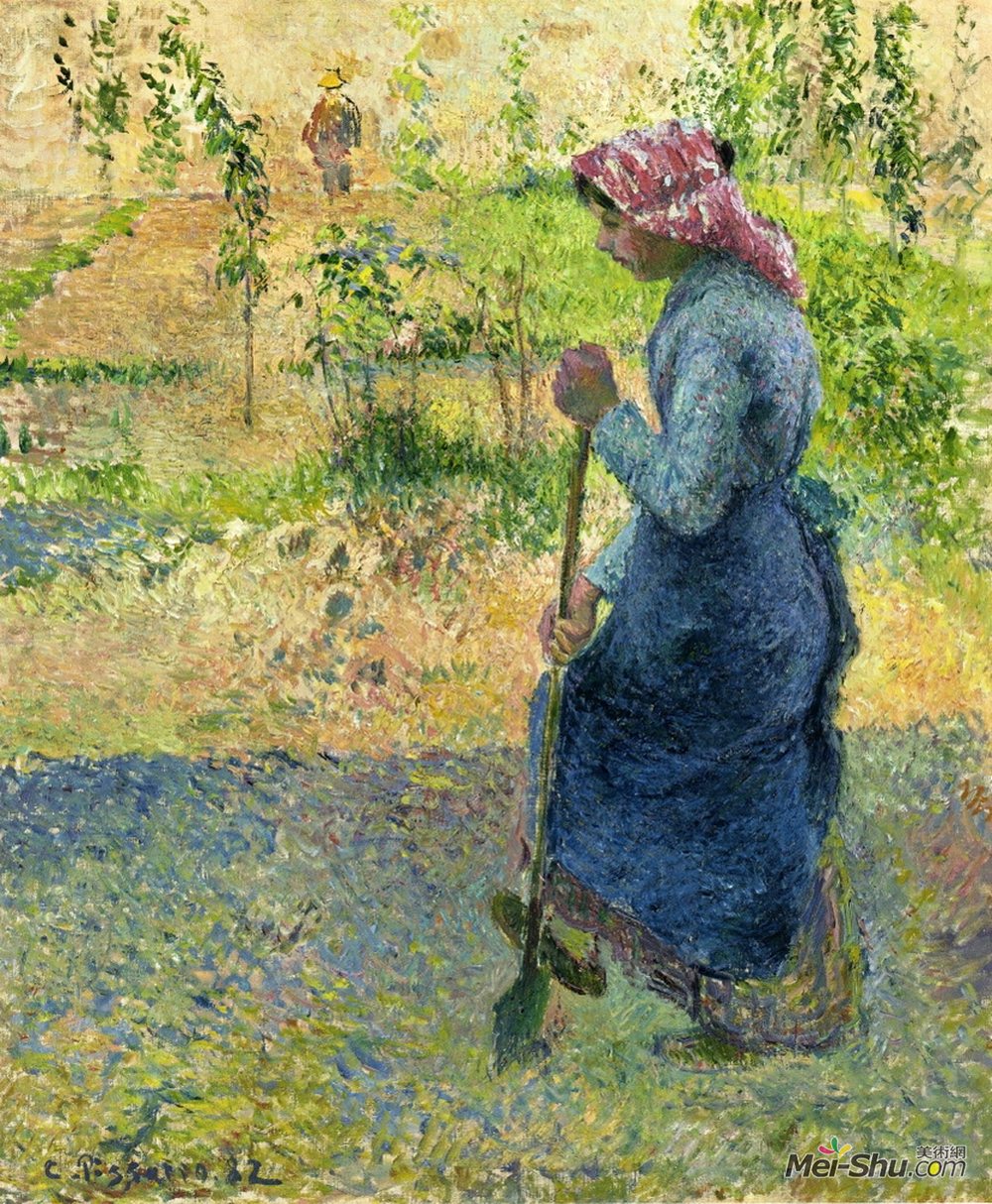 卡米耶·毕沙罗(Camille Pissarro)高清作品《佩珊娜崇拜者》