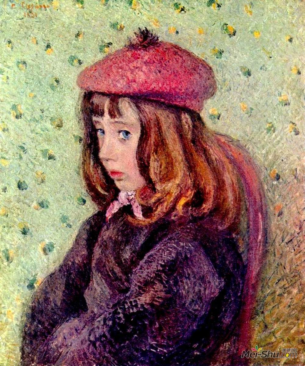 卡米耶·毕沙罗(Camille Pissarro)高清作品《Portrait of Felix Pissarro》