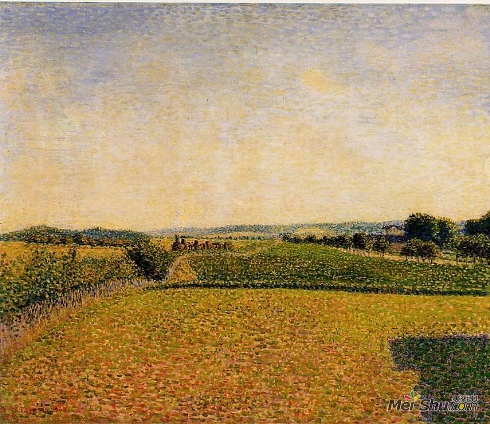 卡米耶·毕沙罗(Camille Pissarro)高清作品《迪耶普铁路》