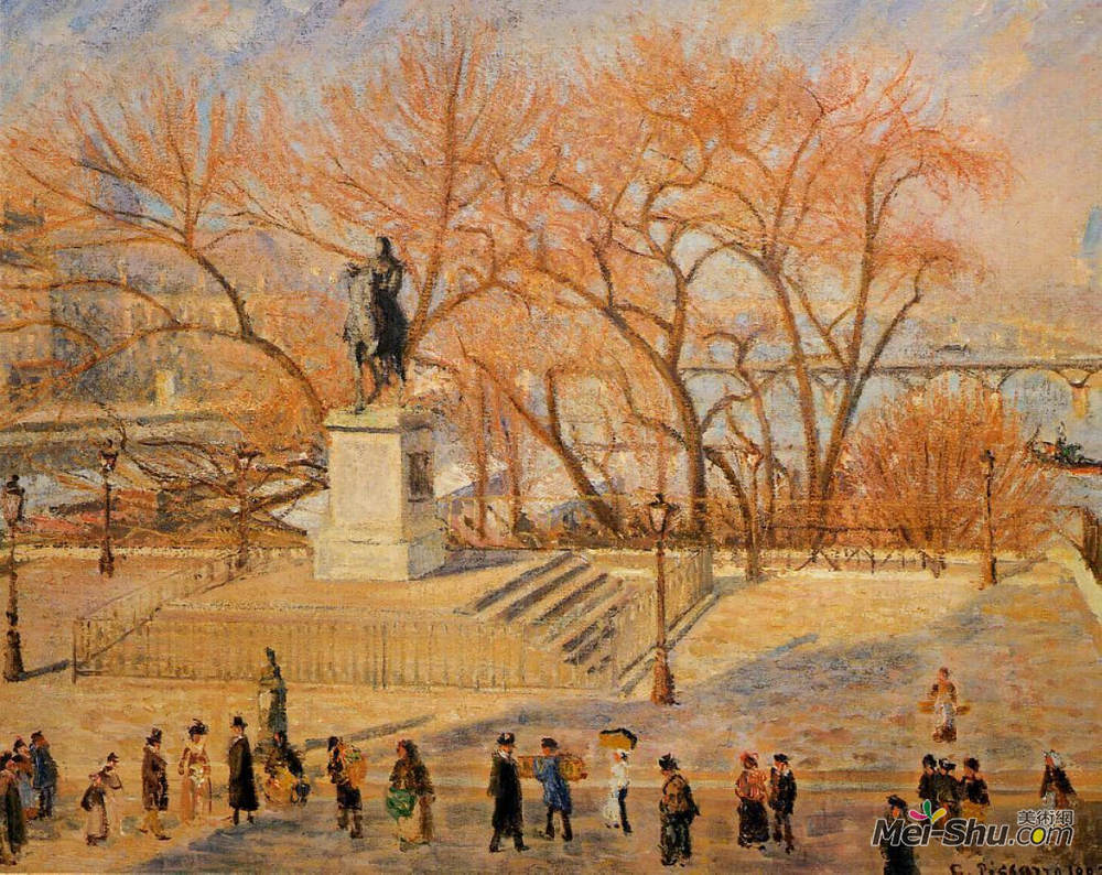 卡米耶·毕沙罗(Camille Pissarro)高清作品《阳光明媚的早晨》