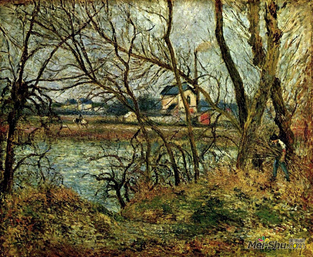 卡米耶·毕沙罗(Camille Pissarro)高清作品《攀登之路》
