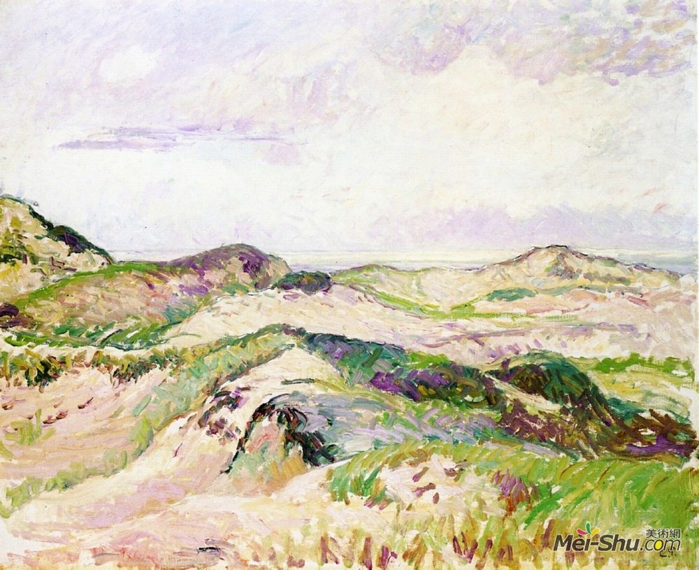 卡米耶·毕沙罗(Camille Pissarro)高清作品《克诺克的沙丘》