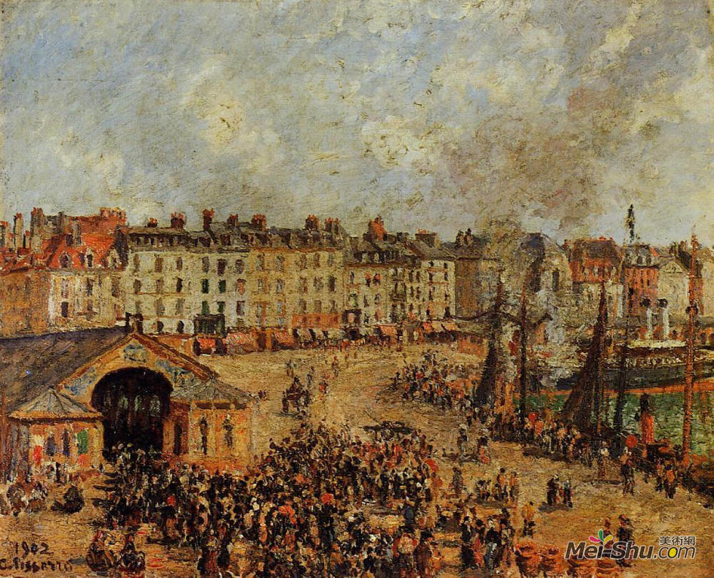 卡米耶·毕沙罗(Camille Pissarro)高清作品《迪佩普2渔场》