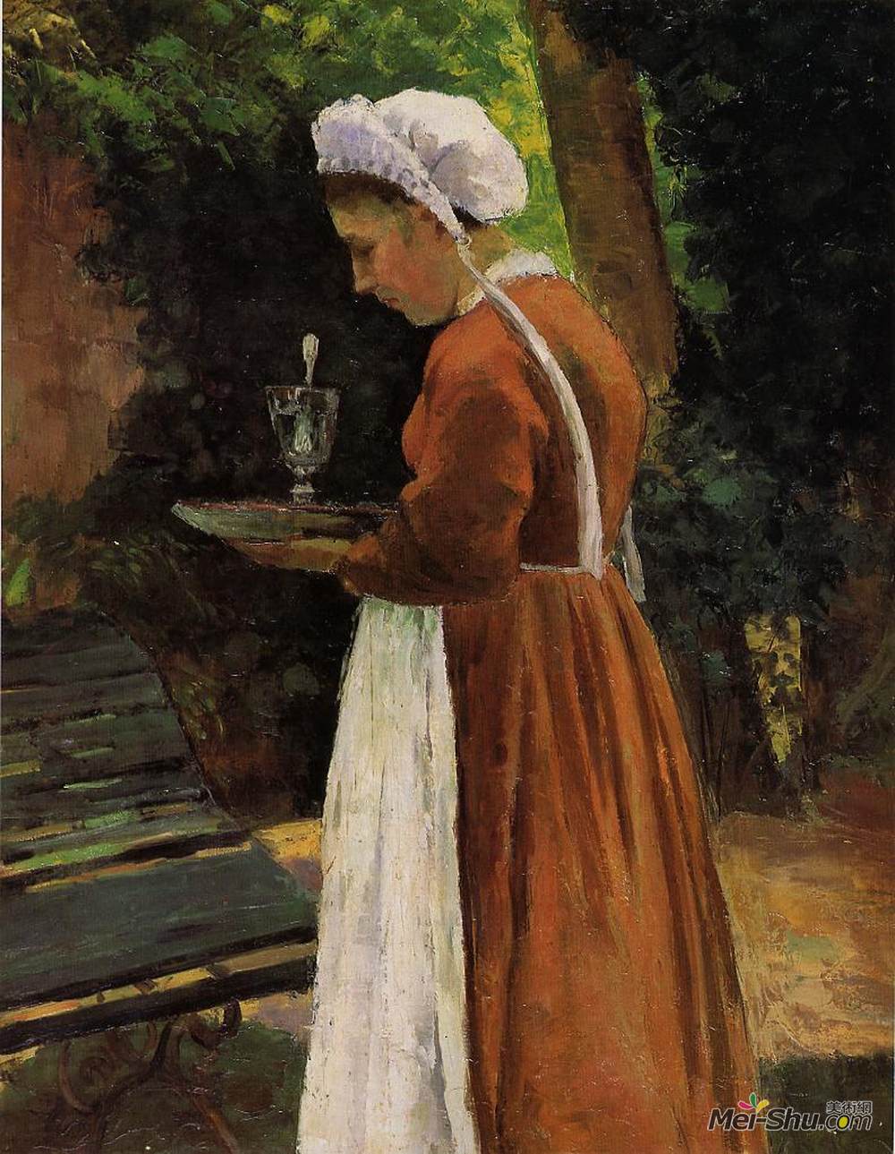 camille pissarro卡米耶·毕沙罗油画2653《女仆》卡米耶·毕沙罗