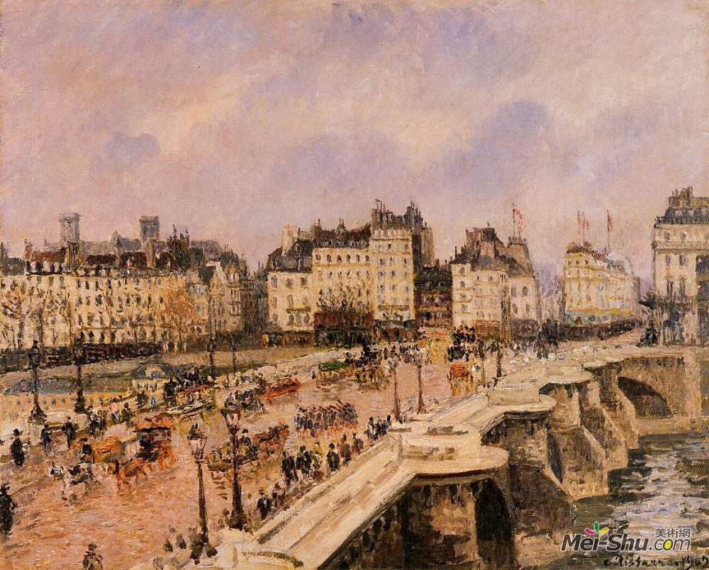 卡米耶·毕沙罗(Camille Pissarro)高清作品《庞德纽夫》